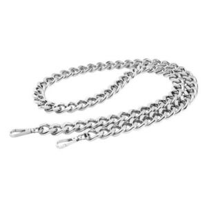 48" Silver Metal Strap Replacement with Clasp Crossbody Wallet Chain‎